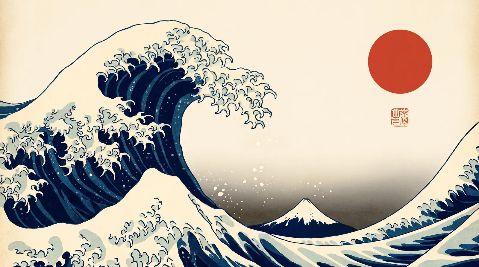 Japanese Ukiyo-e Mac desktop